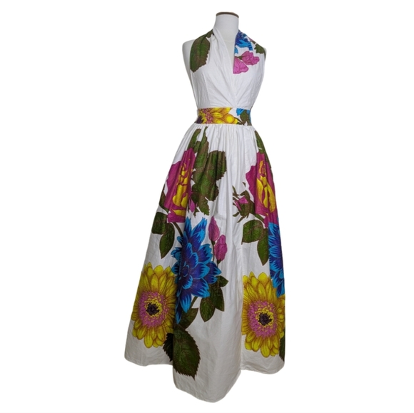 Laviye Thalia Maxi Ankara Multi-Wear African Print Dress Size XS NWT - Picture 5 of 10